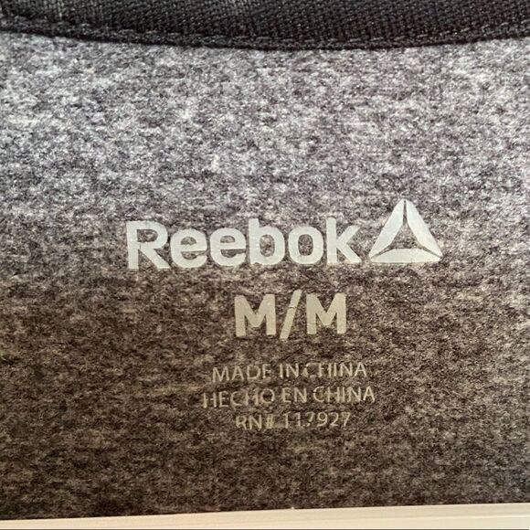 REEBOK women’s heather grey dry fit fitted jacket - Picture 4 of 9